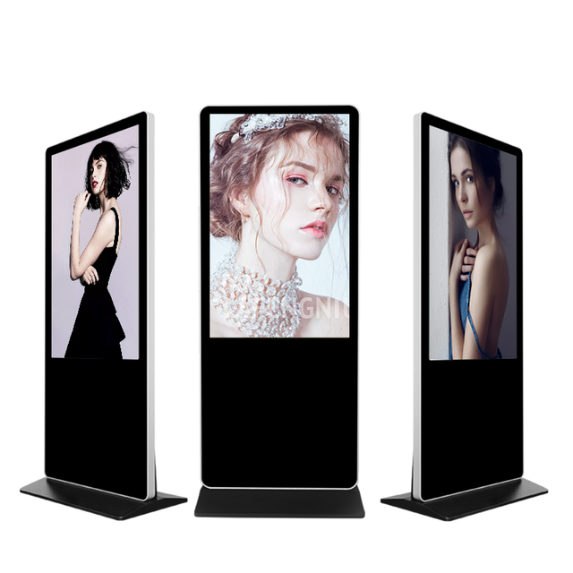 43 Inch Vertical Floor Stand Led Lcd Commercial Indoor Screen Digital Advertising Display Price
