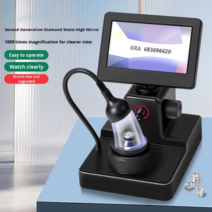 1000X Viseur numérique électronique portable pour code de taille de diamant, écran LCD 4,3 pouces, éclairage intégré, rotation à 360° - Product Image 2