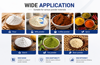 Machine d'emballage verticale entièrement automatique à vis sans fin pour poudres, équipement industriel de conditionnement en sachets pour aliments secs, épices et assaisonnements
