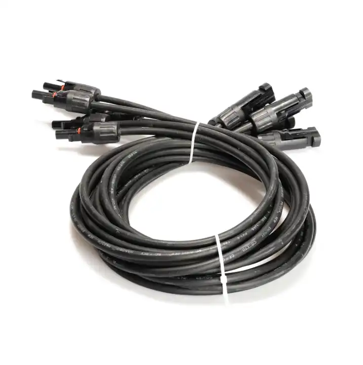 Free Shipping Solar Cable Extension 6/4/2.5 mm2 10/12/14 AWG with