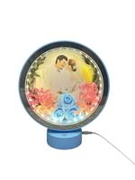 Cadre photo LED lumineux, cadre photo créatif et simple à double usage, cadre de lampe à fleurs éternelles, objet décoratif