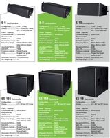 HAUTE SPL PEAK POWER E-8 2x8 "pouces Line Array haut-parleur passif haut-parleur haute qualité feu chaud première commande vente remise