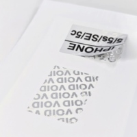 Rouleau d'étiquettes de sécurité inviolables pour ordinateur portable, retour, échange, garantie authentique, autocollant holographique