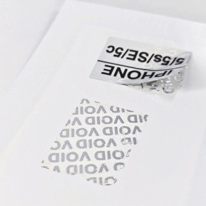 Rouleau d'étiquettes de sécurité inviolables pour ordinateur portable, retour, échange, garantie authentique, autocollant holographique - Product Image 3