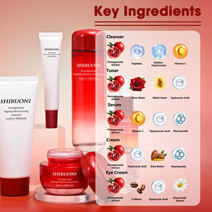 Toptan Nemlendirici Tonik Serum Nar Özlü Yıkama Canlandırıcı Peptit Nemlendirici Krem Parlatıcı Cilt Bakım Seti - Product Image 5