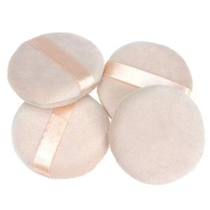 Multisize Washable Round Powder <b>Puff</b> Makeup Sponge Soft Velvet Cosmetic Powder <b>Puff</b> for Face - Product Image 1