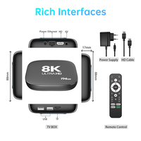 Decodificador Topleo Q5 Plus ATV Certificado para Android TV, 4K, 4GB 32GB, Smart TV Box Digital 4K