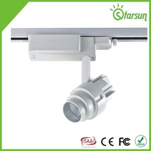 Meilleure vente de lampe sur rail simple et moderne avec faisceau réglable <span class=keywords><strong>Anglet</strong></span> LED Cob Chip en plastique blanc noir à un prix - Product Image 5