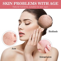 Mousse nettoyante visage 4-en-1 hydratante anti-rides à l'acide hyaluronique et à la vitamine E, certifiée MSDS, 60 ml, avec logo de marque privée