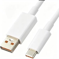 Câble de données USB Type-C à charge rapide pour téléphones Huawei Mate 40, Mate 50, P30, Nova 9, 8, 7, Honor V30, Magic 5 Pro