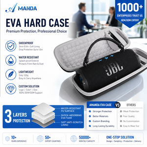 Estuche Protector Portátil de Espuma EVA Rígida para Altavoz, Estuche de Viaje y Almacenamiento de Espuma EVA para Altavoz Charge 4 5 <span class=keywords><strong>6</strong></span> - Product Image 1