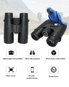 Jumelles Eagle Eye 10x42 avec oculaire large de 18 mm, lentille Bak4 pour la chasse, l'observation des oiseaux, l'observation des étoiles - Product Image 2