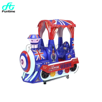 Nouveau kiddie manèges monnayeur en fibre de verre balançoire voiture électrique petit train kiddie ride machine de jeu Offre Spéciale