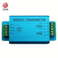 Transmisor y Pantalla para Celda de Carga de 4-20mA/0-10V, Amplificador de Fuerza de Pesaje Portátil con Caja de Conexiones para Medición de Sensores