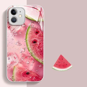 เคสฝาหลังโทรศัพท์มือถือ PC ลายแตงโมน้ำแข็งสำหรับ <span class=keywords><strong>iPhone</strong></span> 6 7 8 SE x XR XS 11 12 14 15 16 17 PRO MAX - Product Image 2
