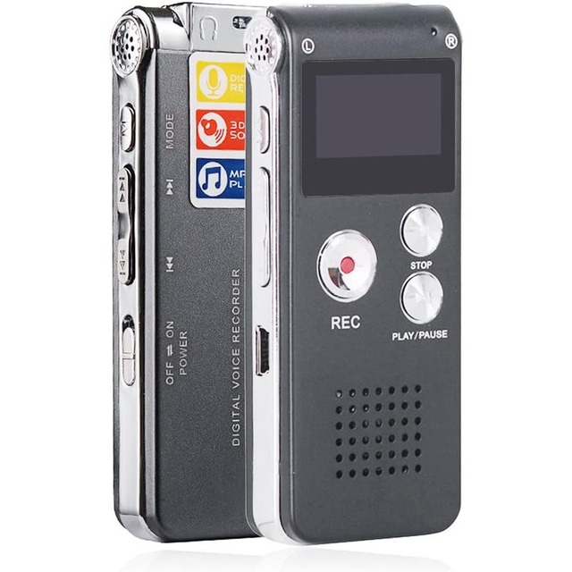 Professional Multinational Rechargeable 650HR Digital Audio Voice Recorder Dictaphone MP3 Player With 3D Sound Voice PQ138