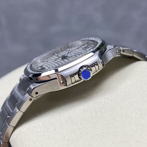 Montre mécanique automatique de luxe pour hommes et femmes, avec cristaux et diamants, lunette sertie de diamants, vente en gros Chine - Product Image 4