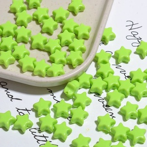 Cuentas sueltas de estrella de cinco puntas de Color macarrón acrílico de 11mm para pulseras de materiales hechos a mano Diy accesorios de cadena de teléfono móvil - Product Image 5