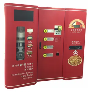 I produttori di distributori automatici di pasti caldi let's pizza price pizza maker machine cost acquista hot food fast pizza ATM in vendita