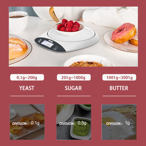 Balance de cuisine numérique DSP 5 kg avec écran LCD rétroéclairé pour la pâtisserie domestique - Product Image 5
