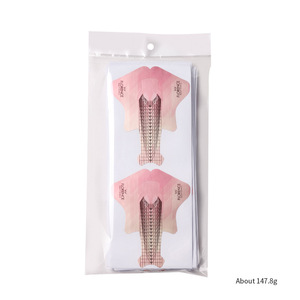 100/300/500 Piezas en 1 Rollo, Moldes de Uñas Autoadhesivos con Forma de Pez, Tamaño Grande, para Extensión de Uñas Acrílicas - Product Image 6
