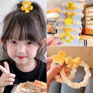 ยางรัด<span class=keywords><strong>ผม</strong></span>เด็กสไตล์เกาหลี, อุปกรณ์เสริม<span class=keywords><strong>ผม</strong></span>การ์ตูนสีพาสเทลยืดหยุ่นสำหรับเด็กสีลูกกวาดน่ารักผูกผมดีไซน์แบบ popping - Product Image 4
