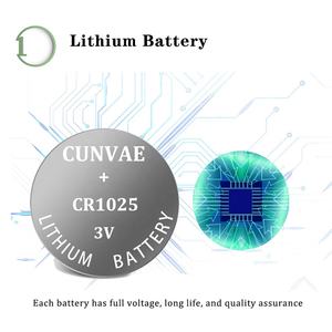3Vボタン電池CR10251025 CR2025 CR2032CR1220セルコインリチウム電池時計用電子玩具リモコン - Product Image 3