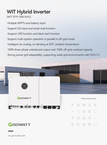 Sistema Solar Híbrido de Alto Voltaje Growatt 380/400V Trifásico 30Kw 36Kw 40Kw 50Kw - Product Image 3