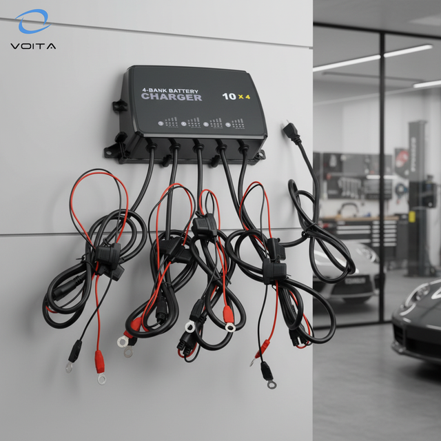 Professional Industrial Portable Automatic Battery Charger 600W/154W 12V 42A DC for Electric Car/Truck/Forklift/Scooter Battery