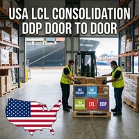 Transit de fret DDP Chine-USA pas cher, livraison de petits colis, fret maritime, fret aérien, livraison de fret Amazon FBA