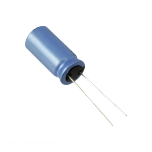 Condensador de Aluminio UKT1H471MHD de 470uF 20% 50V, Tipo RADIAL TH, de Orificio Pasante - Product Image 1