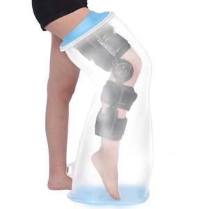 Fundas Protectoras para Yesos de Pierna, 100% Impermeables, de PVC, Reutilizables, Antideslizantes, para Ducha, para Adultos, Fundas Protectoras para Yesos de Media Bota - Product Image 5