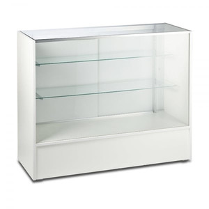 Vitrina de Exhibición de Vidrio con Puerta Corredera para Tienda Minorista de 48 Pulgadas, Vitrina para Joyería con Estantes Ajustables - Product Image 5