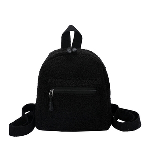 Mochila de peluche para niñas, mini mochila escolar moderna y linda para estudiantes, nueva colección <span class=keywords><strong>otoño</strong></span> <span class=keywords><strong>invierno</strong></span> 2024 - Product Image 5