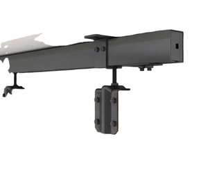 WEKIS Juego de Herrajes para Puerta Corredera de Granero Moderna de 6 pies, Riel Doble para Puerta, Colgador de Acero con Recubrimiento de Polvo Verde para Hoteles y Establos - Product Image 6