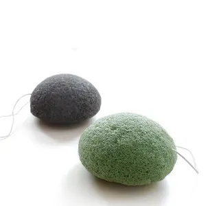 Sponge Manufacturer Wholesale Natural Facial Wash Konjac Sponge Charcoal