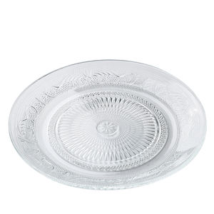 على الطراز الياباني إبداعي وصديقا للندى المثلج الفاكهة طبق تجاري سلطة السوشي أدوات طاولة غير منتظمة طبق زجاجي مطروق - Product Image 2