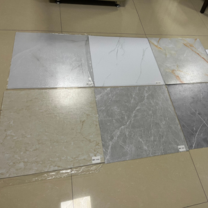 Revêtement <span class=keywords><strong>de</strong></span> <span class=keywords><strong>sol</strong></span> en PVC, carreaux <span class=keywords><strong>de</strong></span> vinyle en marbre LVT autocollants, <span class=keywords><strong>sol</strong></span> en SPC 60*60CM - Product Image 1