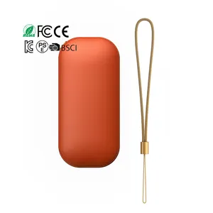 Hot sales aluminum metal USB warm hand mobile power supply customized processing small hand warmer for winter warm