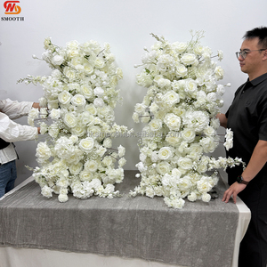 ผ้าปูโต๊ะดอกไม้สีขาวสวยหรู ยาว 100 ซม. สำหรับงานแต่งงาน งานเลี้ยง และงานอีเว้นท์ต่างๆ - Product Image 4