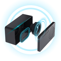 Altavoces USB Mini Profesionales para Computadora de Escritorio, Alta Calidad de Sonido, Plástico, Micrófono Integrado