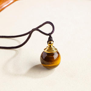 Pendentif Bouteille <span class=keywords><strong>de</strong></span> Parfum en Œil <span class=keywords><strong>de</strong></span> <span class=keywords><strong>Tigre</strong></span> Naturel en Gros, Bijou en Cristal <span class=keywords><strong>de</strong></span> Guérison, Souvenir Décoratif - Product Image 4