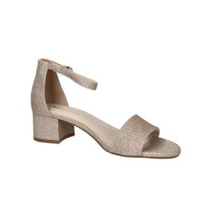 Sandales à talons pour femmes Tamaris 37 Or pailleté Talon de 4 cm - Product Image 2