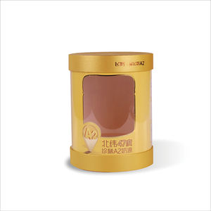 Caja de cilindro de grado alimenticio biodegradable, tubo de cartón personalizado, cajas de cilindro personalizadas transparentes, diferentes tamaños - Product Image 4