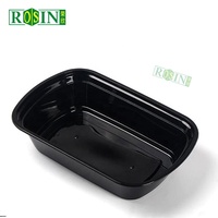 Kotak Makan Bento 2 Lapis Sekali Pakai Ramah Lingkungan, Dapat Digunakan di Microwave, Wadah Makanan Plastik untuk Bawa Pulang, Baki Sisipan untuk Persiapan Makanan