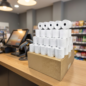 Etiquetas de Envío de Papel Térmico Directo Termosensible Ecológicas y Duraderas de 4x6, 2500 Unidades, Fuerte Adhesión, Forma Irregular, Blancas - Product Image 3