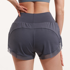 Pantaloncini Sportivi da Donna Personalizzati in Mesh per Allenamento Yoga, Vita Alta, Effetto Push-Up <span class=keywords><strong>2</strong></span> in 1, con Arricciatura e Sollevamento Glutei - Product Image 3