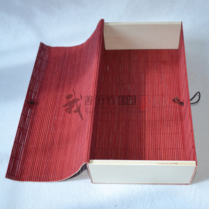 Bamboo Rectangle Box Custom Made Handmade Mooncake Packaging - Product Image 4