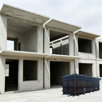 Moule réutilisable pour maison en béton préfabriqué, coffrage pour panneaux muraux de logement préfabriqué pour la construction d'infrastructure