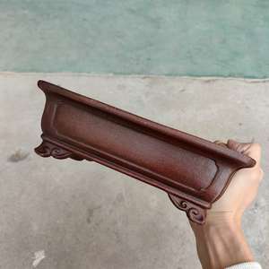 Maceta de Bonsái Rectangular Clásica de Arcilla Morada Yixing, Estilo Japandi Rústico y de Lujo, Diseño Cloudfeet para Uso en Interiores/Centros Comerciales - Product Image 2